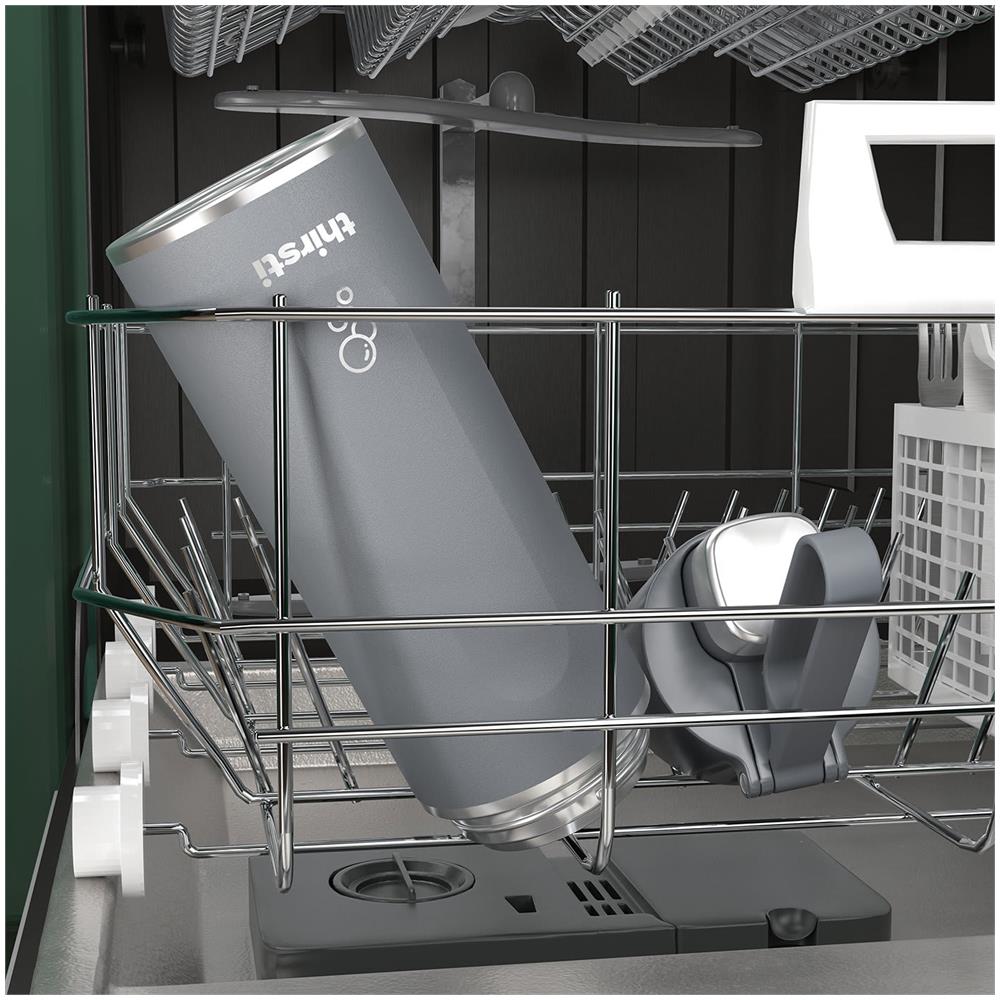 Thirsti Uso quotidiano, Fitness, Trekking, Sport 530 ml Plastica, Acciaio inox Grigio - Foto 8