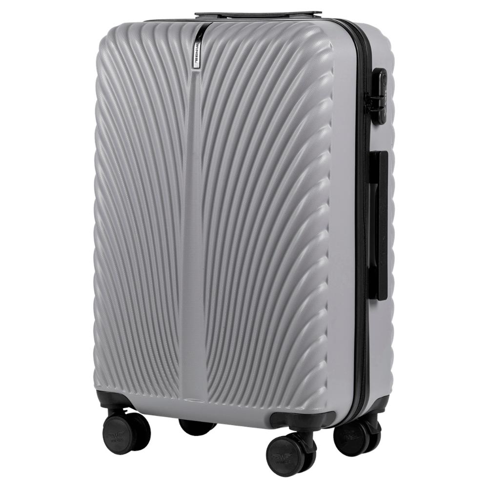 Valigia media Wings Swan da 24"" - Grigio, materiale ABS+ - Foto 1