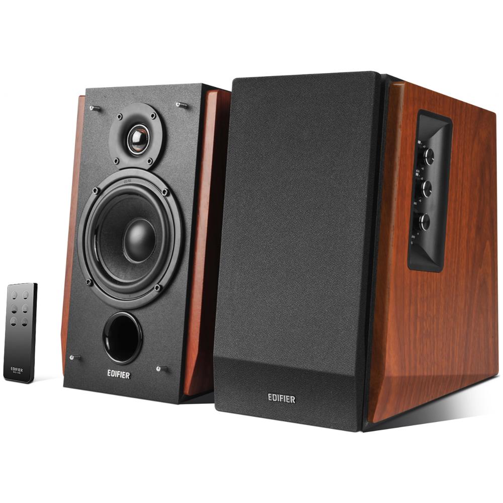 R1700BT Sistema di Altoparlanti 2.0 Canali Potenza 66 Watt Bluetooth Colore Nero / Legno - Foto 1
