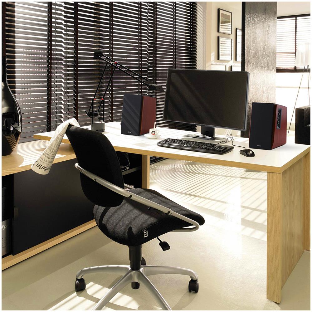 R1700BT Sistema di Altoparlanti 2.0 Canali Potenza 66 Watt Bluetooth Colore Nero / Legno - Foto 7