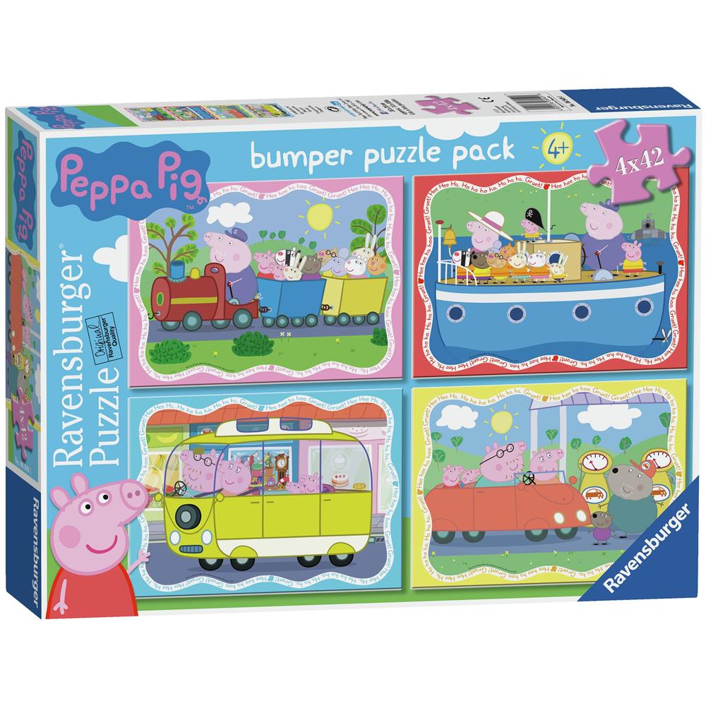 Peppa Pig 42 Piece Puzzle - 4 Pack - Foto 1