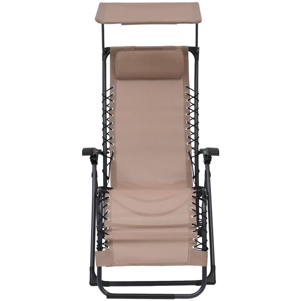 Sdraio Pieghevole in Textilene Tortora - Foto 2