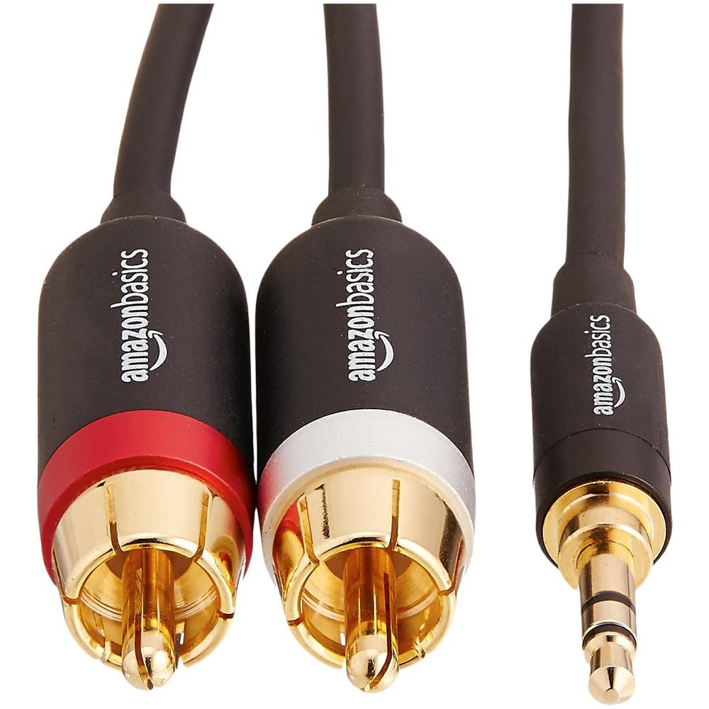 PBH-19821 1.2m 3.5mm 2 x RCA Nero cavo audio - Foto 2