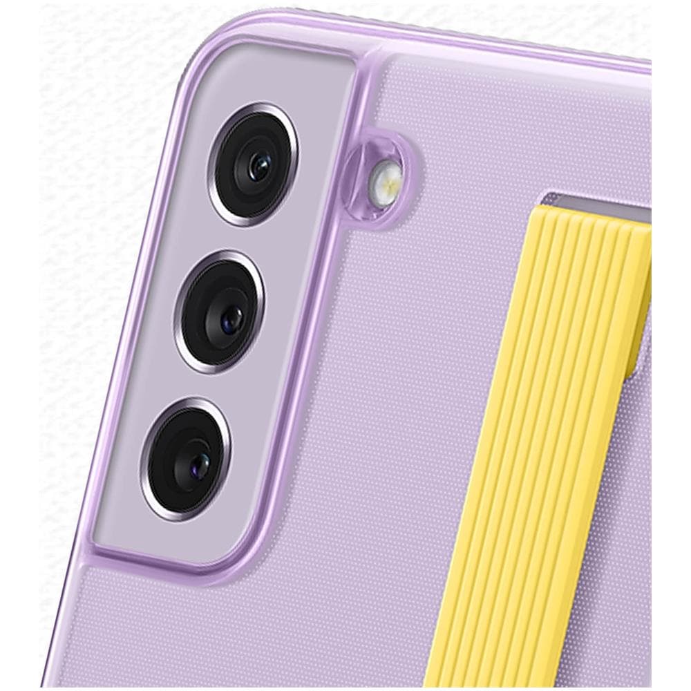 Cover Galaxy S21 Fe Originale Slip Strap Cover Traslucida - Lavender - Foto 2