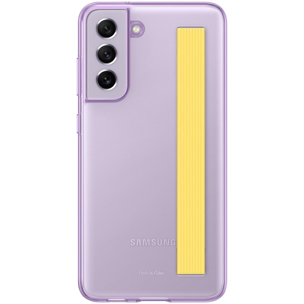 Cover Galaxy S21 Fe Originale Slip Strap Cover Traslucida - Lavender - Foto 6