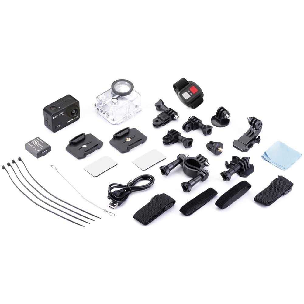 Action Camera 4K H9 Pro 20 MP Display 2" Wi-Fi Nero + Custodia Impermeabile - Foto 6