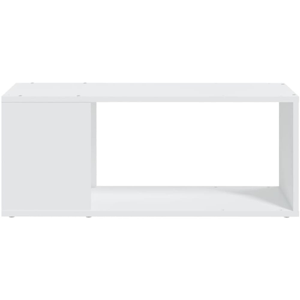 Mobile Porta TV Bianco 80x24x32 cm in Legno Multistrato - Foto 2