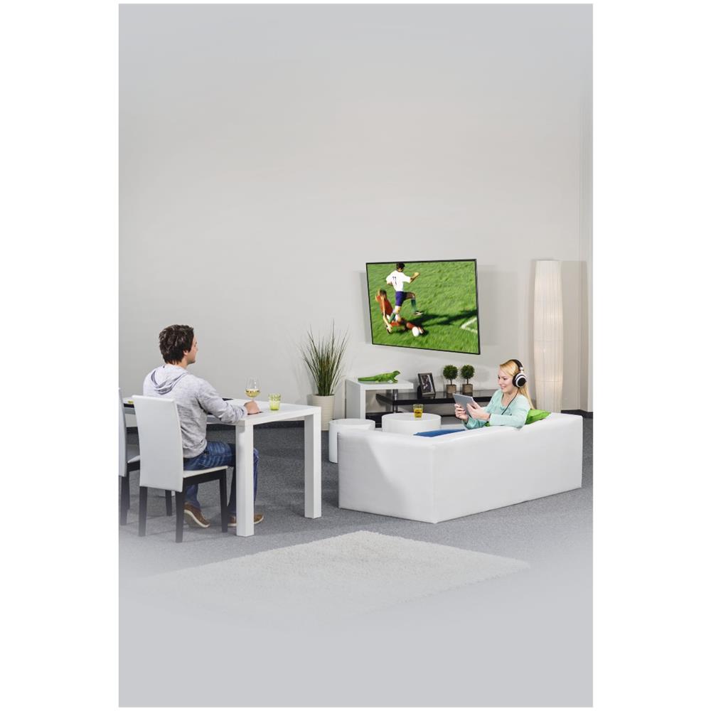 00118084 Supporto Tv A Parete 121,9 Cm (48"") Nero, Bianco - Foto 5