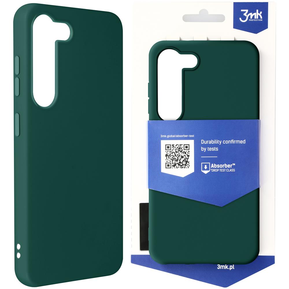 Cover Per Samsung S23 Flessibile Opaca Anticaduta 1,25 M 3mk Matt Case Verde - Foto 1
