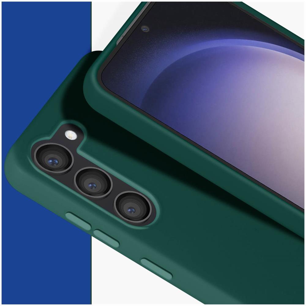 Cover Per Samsung S23 Flessibile Opaca Anticaduta 1,25 M 3mk Matt Case Verde - Foto 5