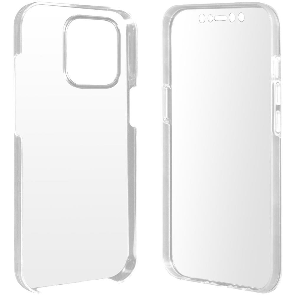 Cover Integrale Per Iphone 13 Pro Retro Rigido E Fronte Flessibile Trasparente - Foto 5