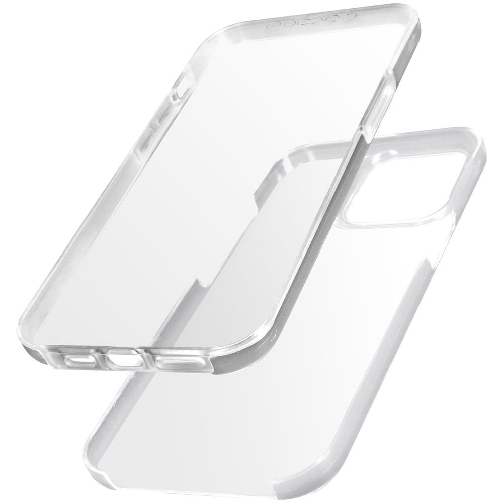 Cover Integrale Per Iphone 13 Pro Retro Rigido E Fronte Flessibile Trasparente - Foto 1