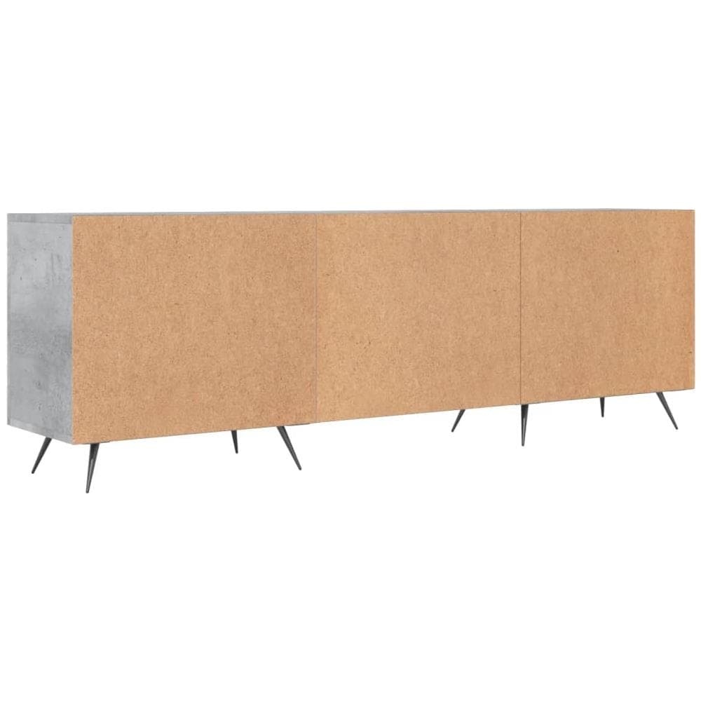 Mobile Porta Tv Grigio Cemento 150x30x50cm In Legno Multistrato - Foto 8