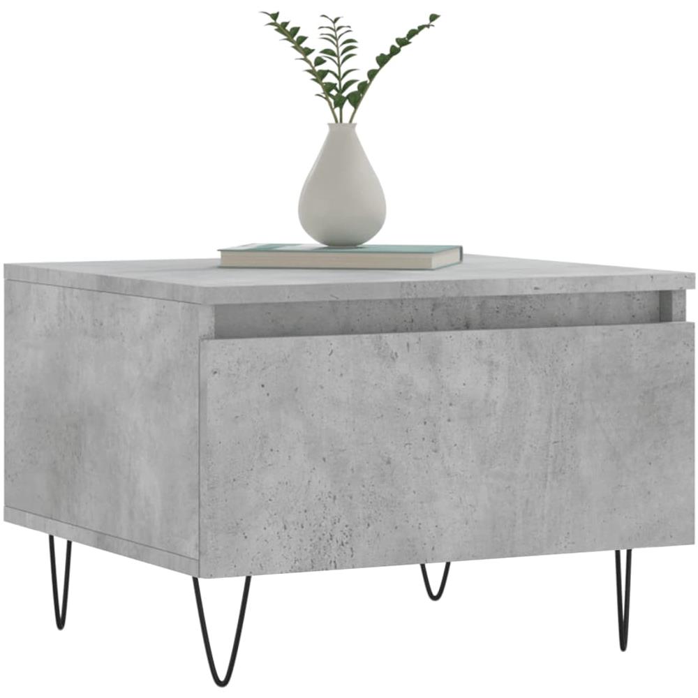 Tavolini Salotto 2pz Grigio Cemento 50x46x35 Legno Multistrato - Foto 3