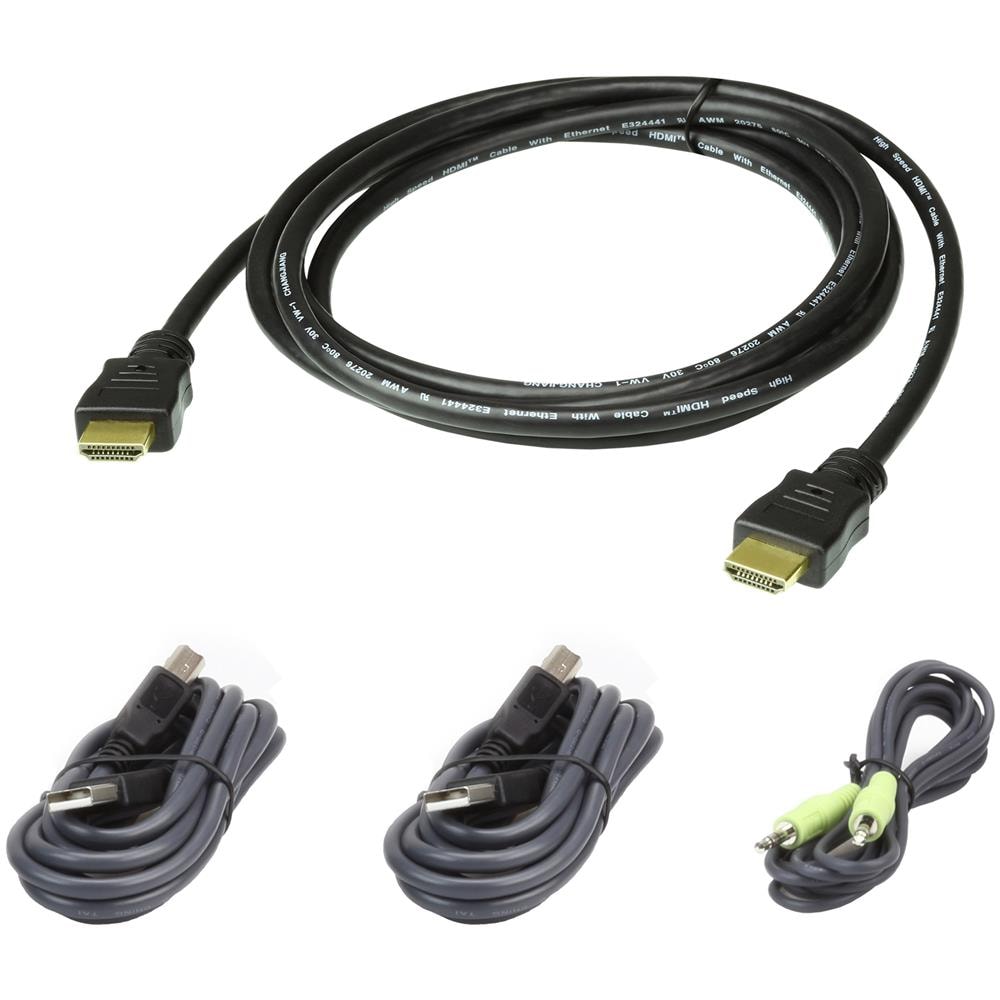 Kit cavo KVM di sicurezza USB HDMI da 1,8 M - Foto 1