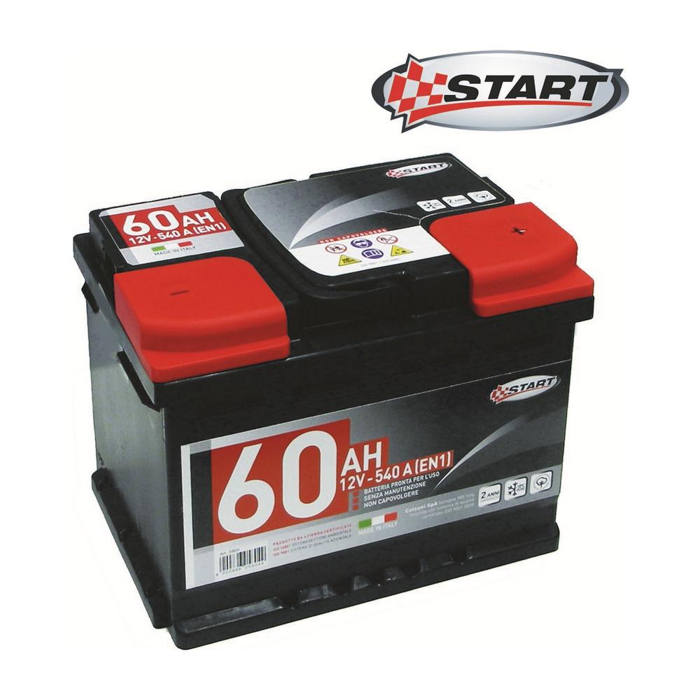Batteria Per Automobile, Pronta All'Uso, Testata -18° 60 Ah - 540 A - Foto 1