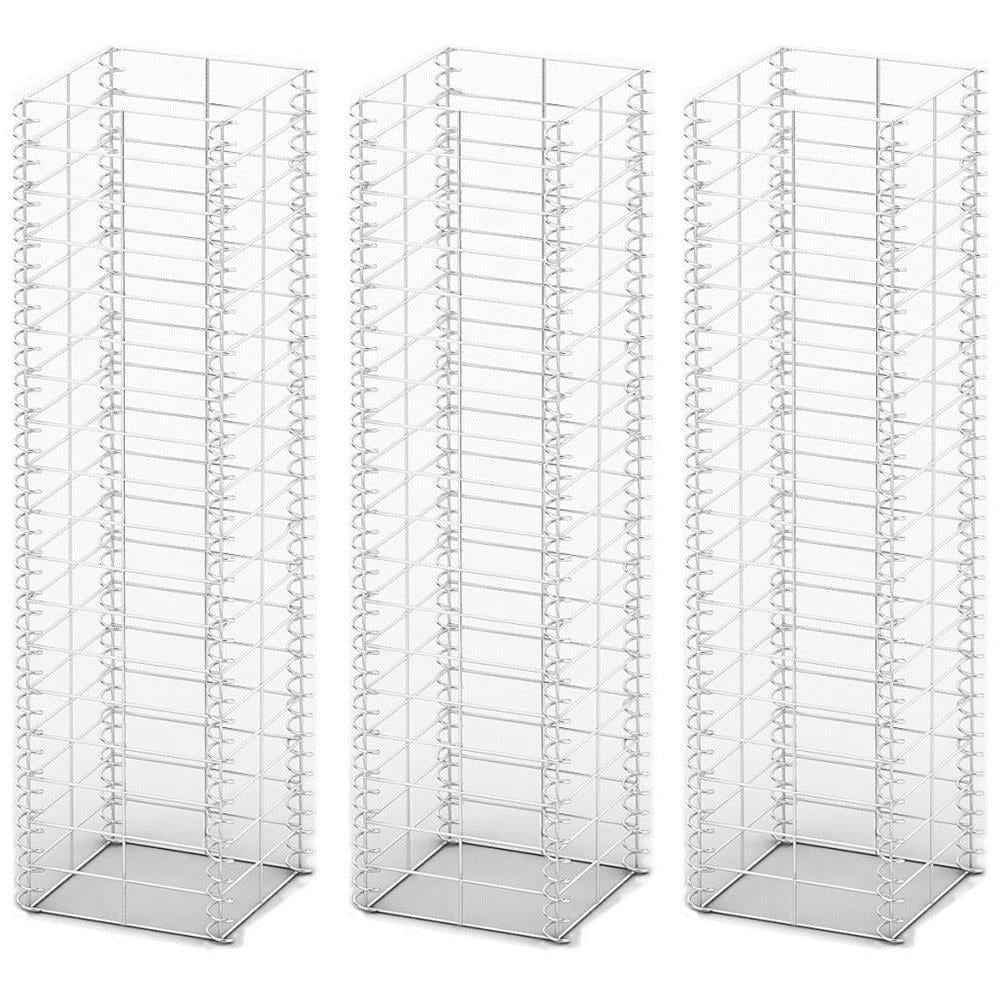 Set 3 Pezzi Parete Di Gabbione Filo Zincato 25 X 100 Centimetri - Foto 2