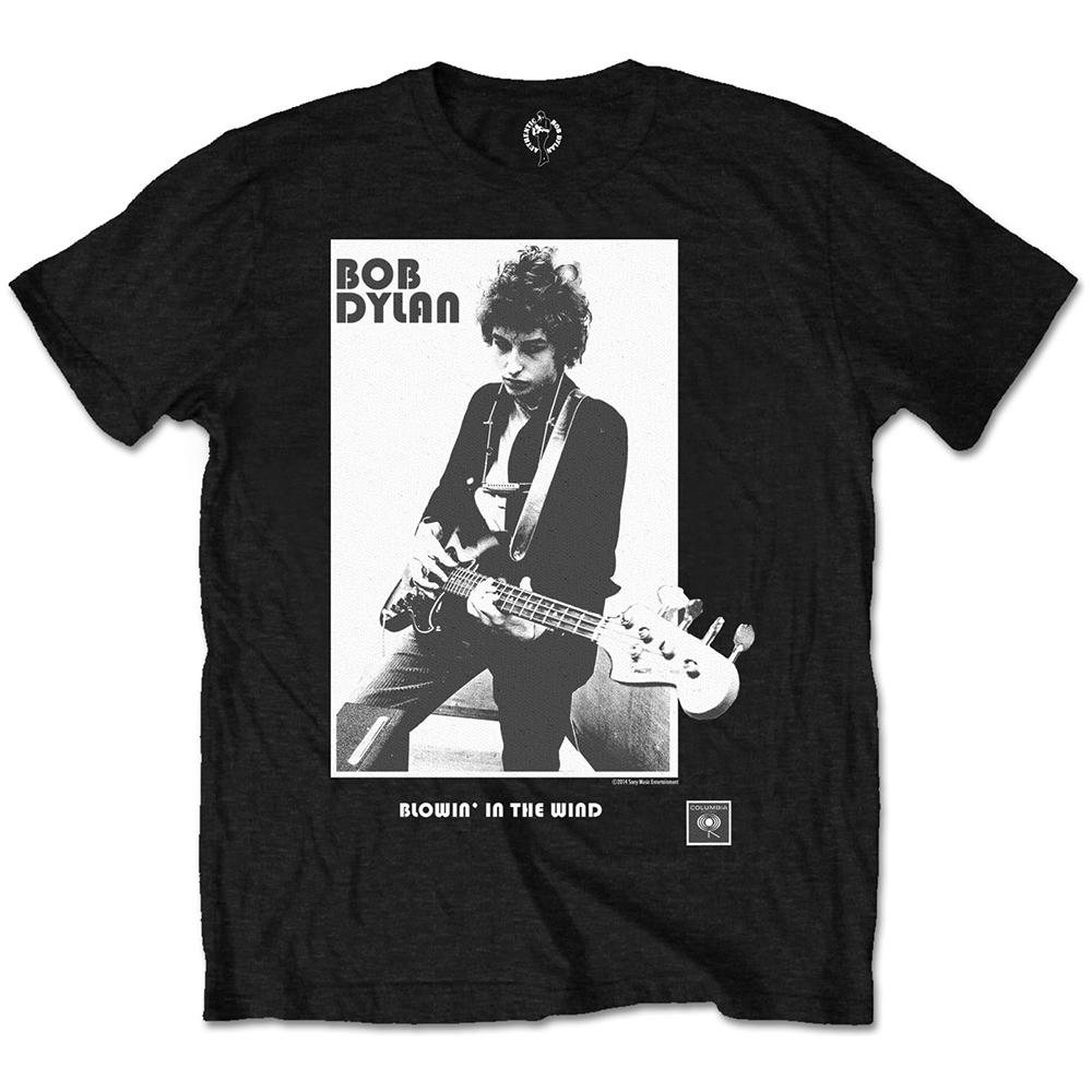 Bob Dylan - Blowing In The Wind Black (T-Shirt Unisex Tg. M)  - Foto 1