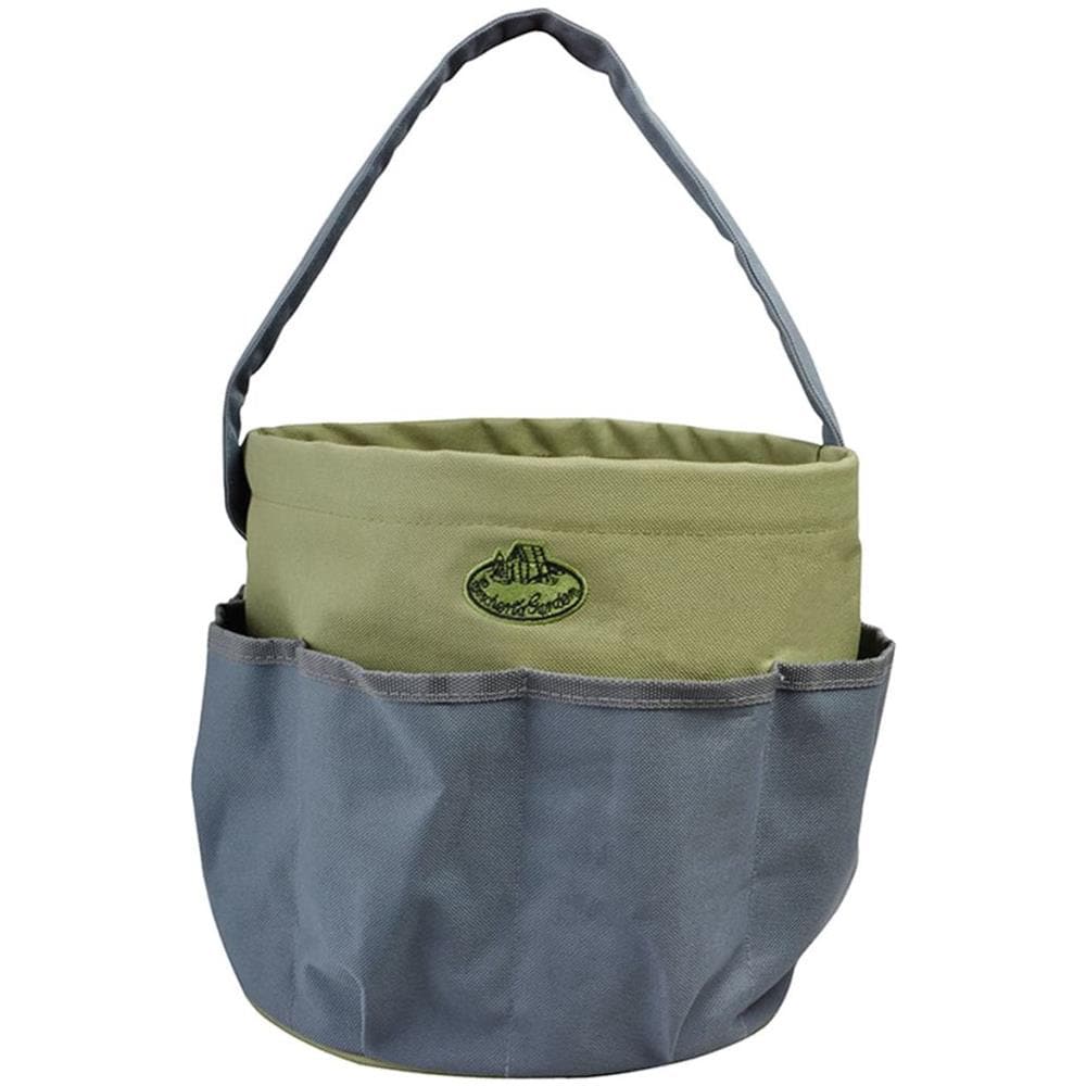 Gt89 Borsa Degli Attrezzi Per Giardino Rotonda Grigia - Foto 6