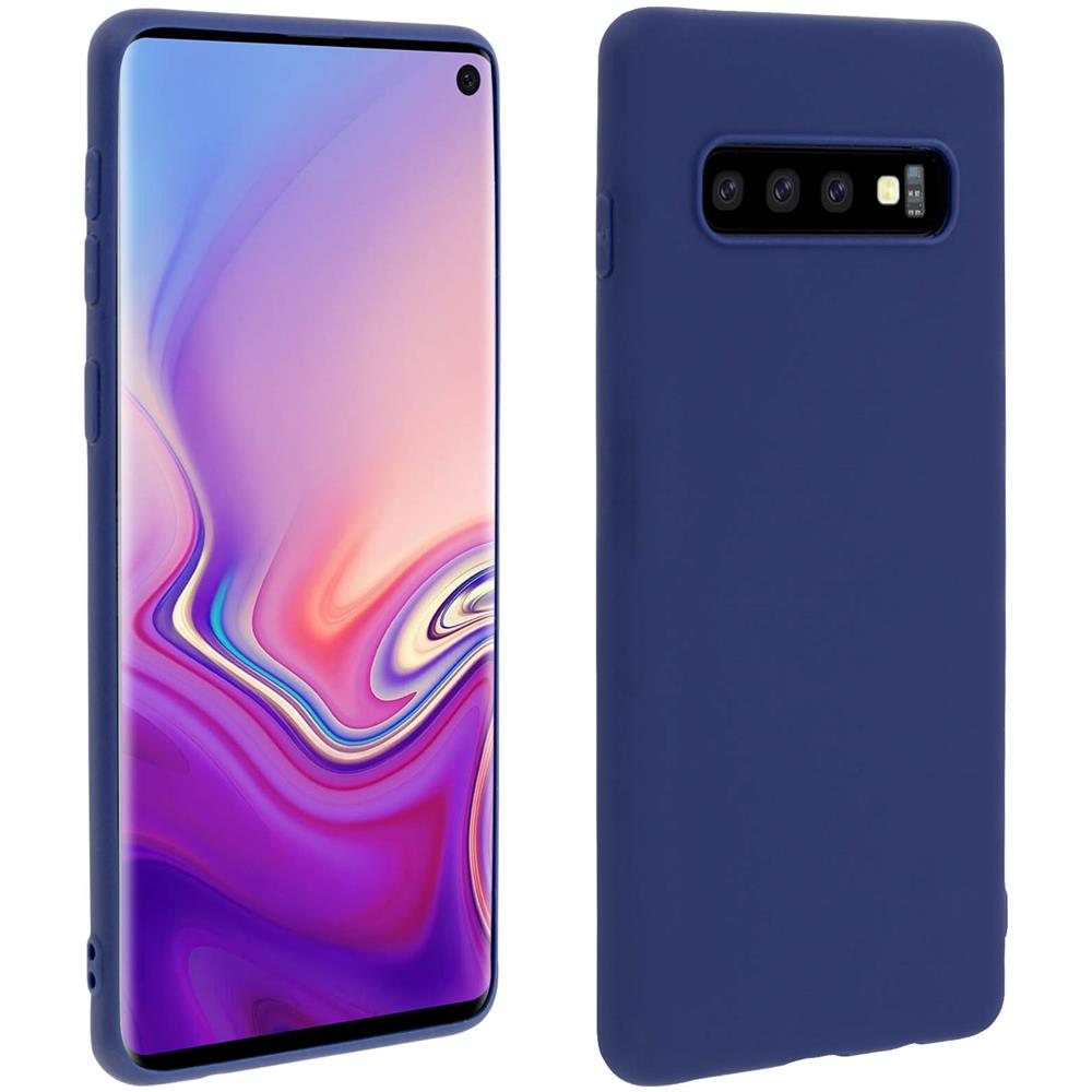 Cover Samsung Galaxy S10 Silicone Gel Morbido Soft Touch - Blu - Foto 1