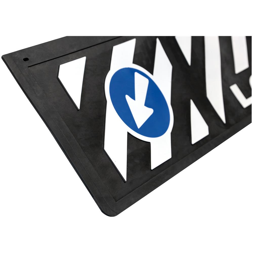 14262 Paraspruzzo Lungo In Pvc Segnaletica In Rilievo 240x35 Cm Nero - Foto 2