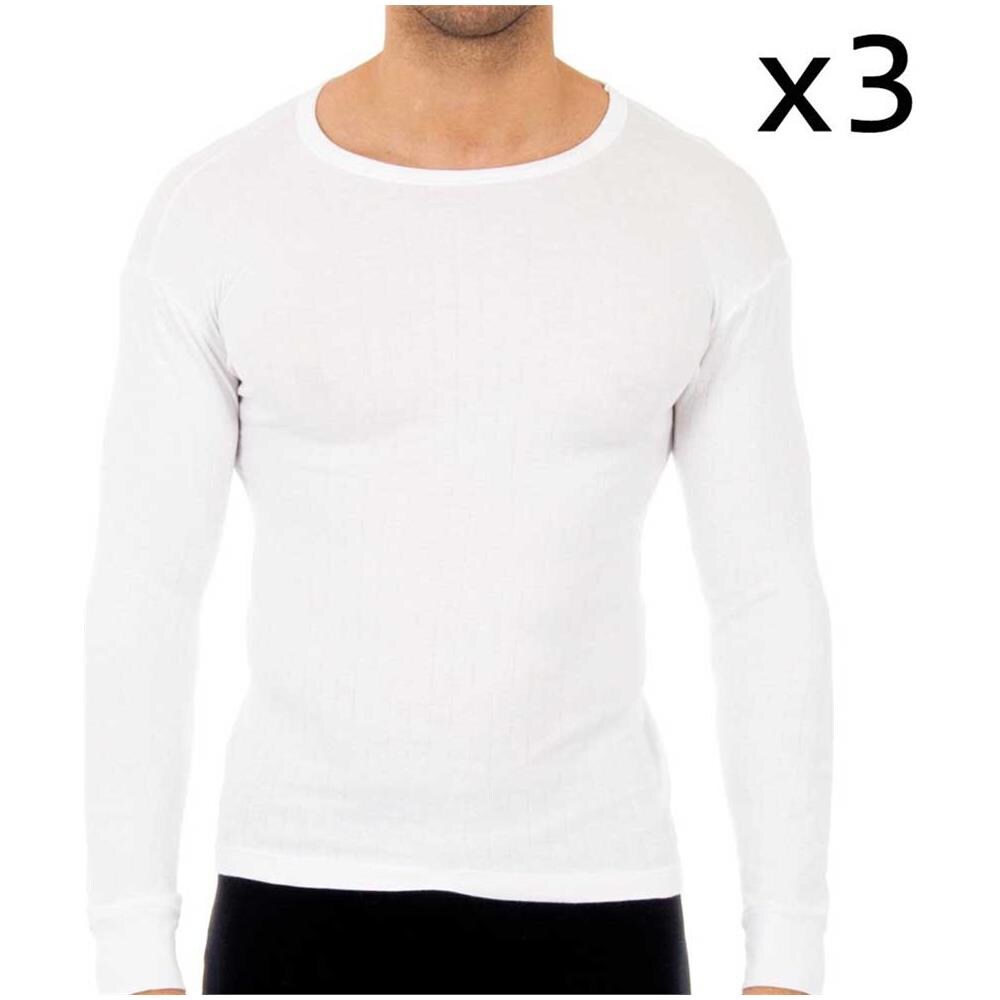 Intimo Abanderado 0208 Pack 3 L / s Abbigliamento Uomo 52 - Foto 1