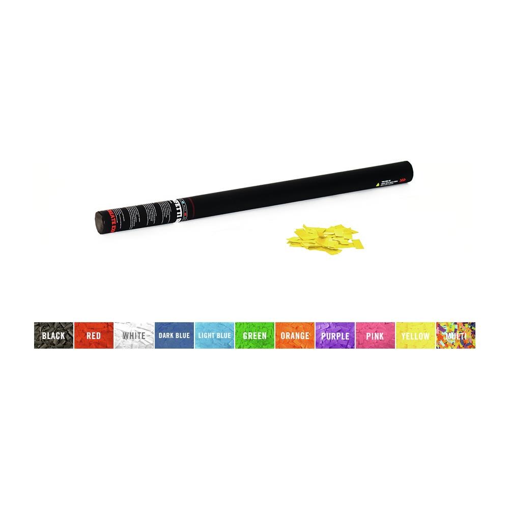 Handheld Confetti Cannon 80cm, Yellow - Foto 1