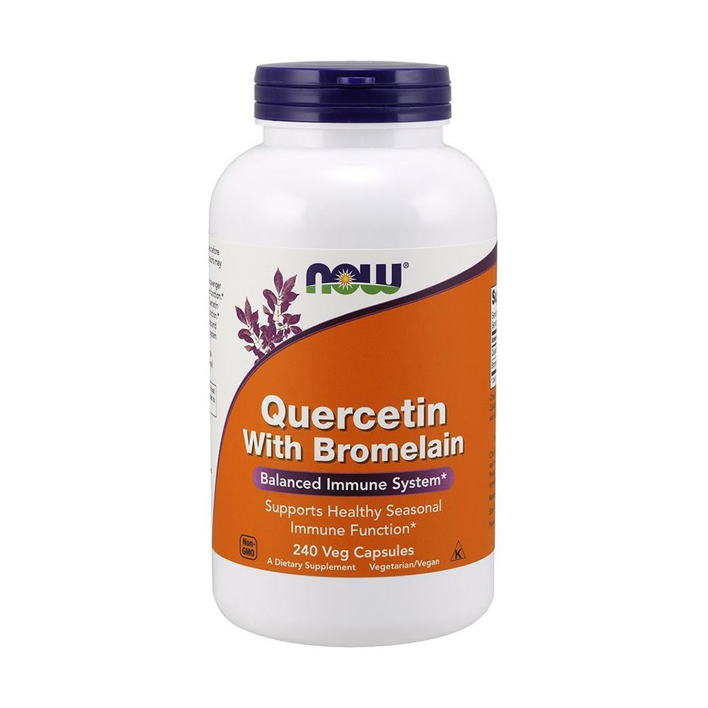 Quercetin With Bromelain, 240 Veg Capsules - Quercetina E Bromelina - Foto 1