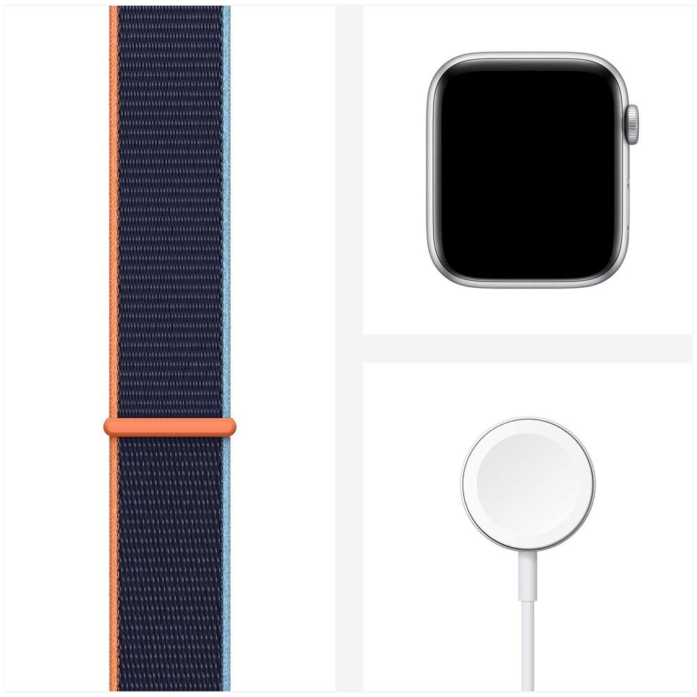 Watch SE 44mm Impermeabile 5ATM GPS + Cellular WiFi / Bluetooth con Cassa in alluminio Grigio siderale e Cinturino Sport Loop Blu - Foto 4
