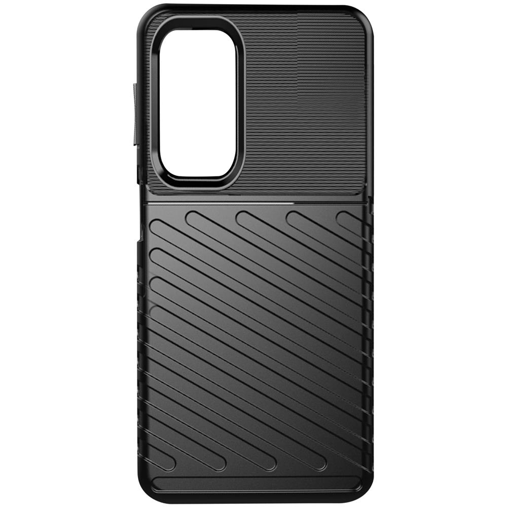 Cover Per Samsung Galaxy A52 Resistente Nera Bordi Fotocamera E Schermo Rialzati - Foto 1