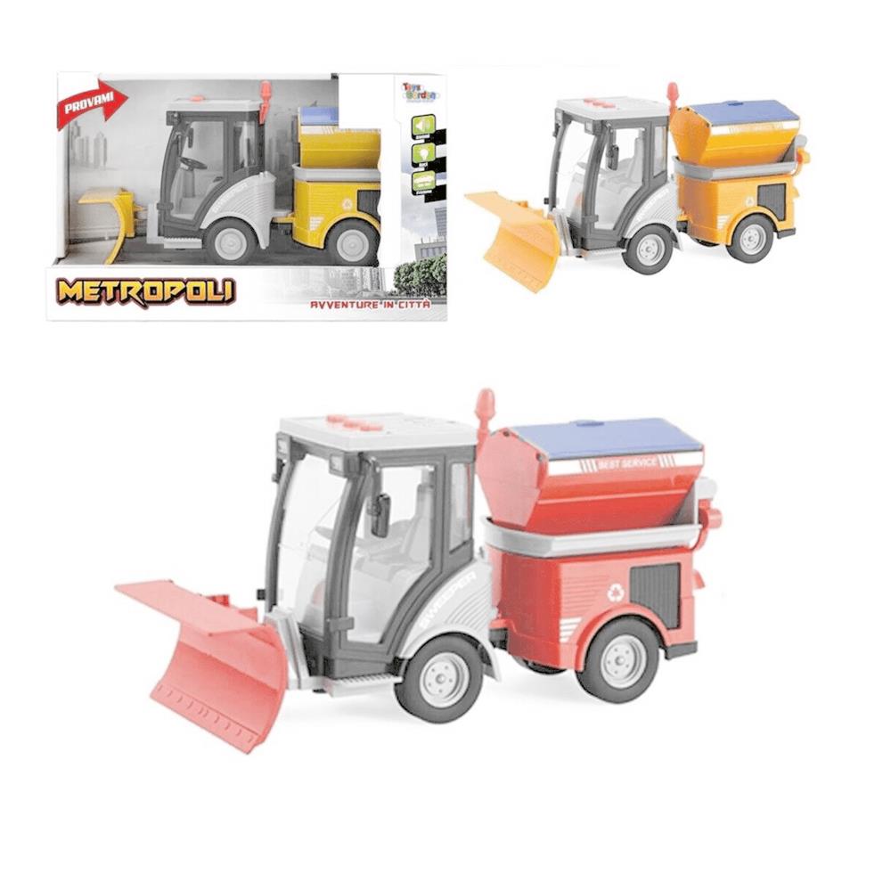 Camion Spazza Neve Batteria Luci Suoni - (27437) - Foto 2