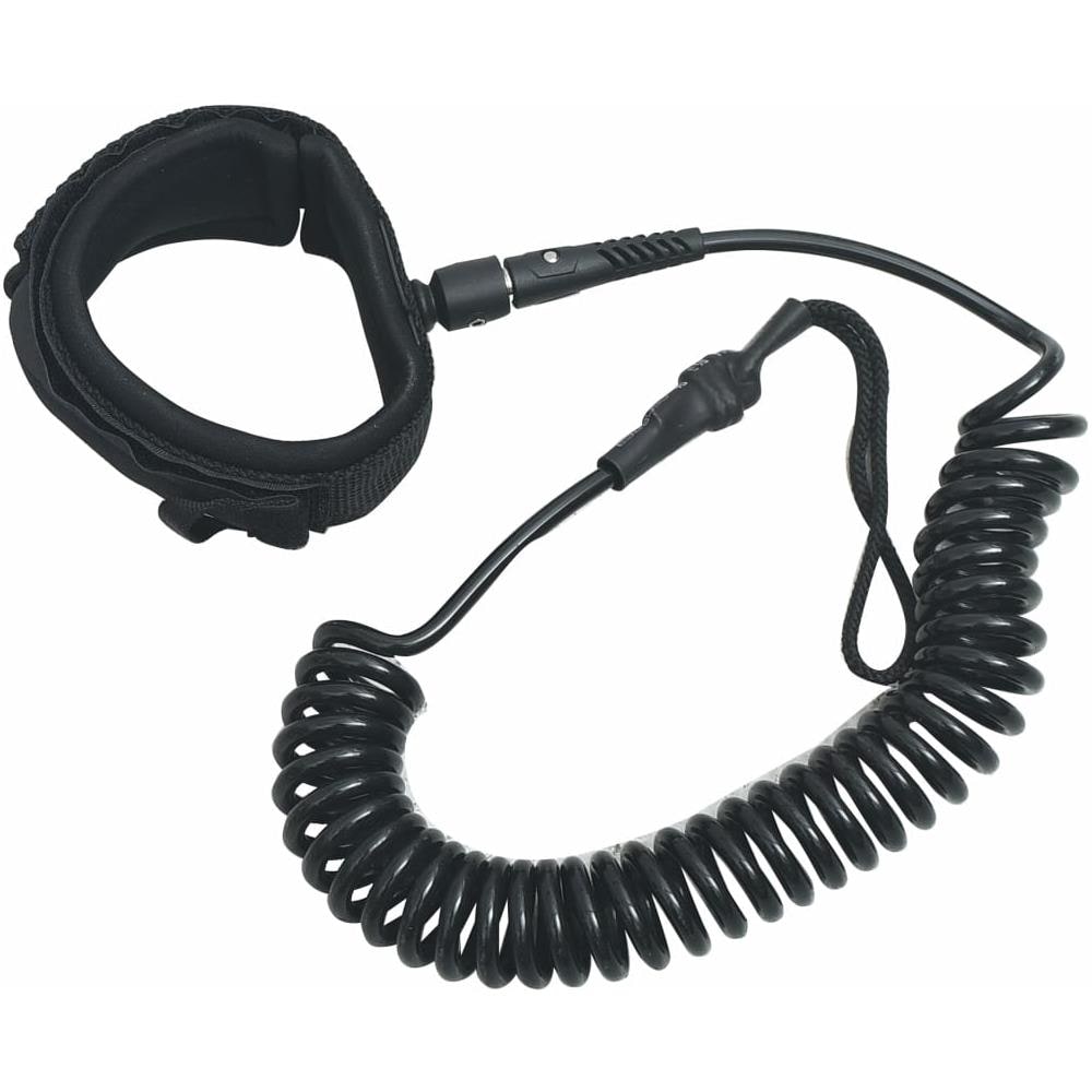 Guinzaglio da SUP a Spirale Nero 10 pollici / 25,4 cm - Foto 1