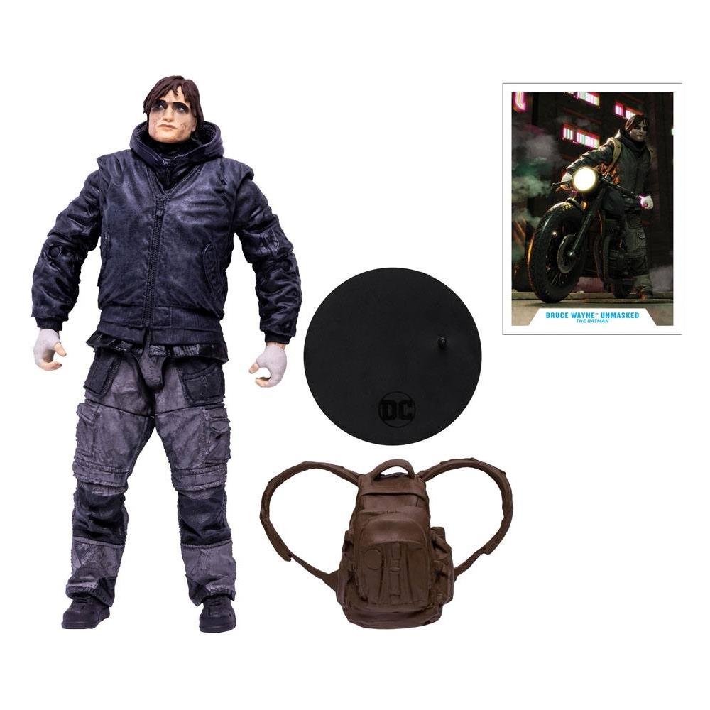 Dc Multiverse Action Figure Bruce Wayne Drifter Unmasked 18 Cm - Foto 2