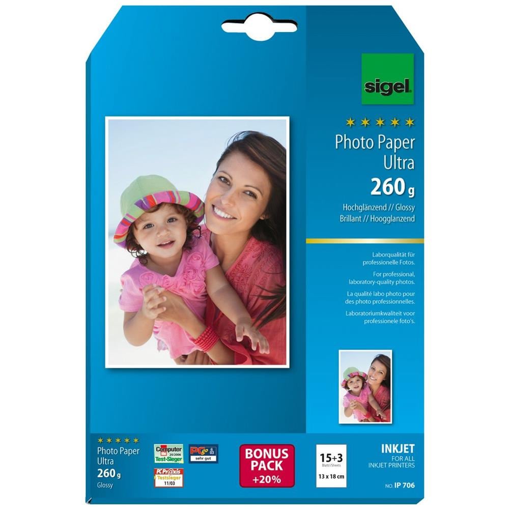 Inkjet Ultra Carta Fotografica Lucida - Foto 1