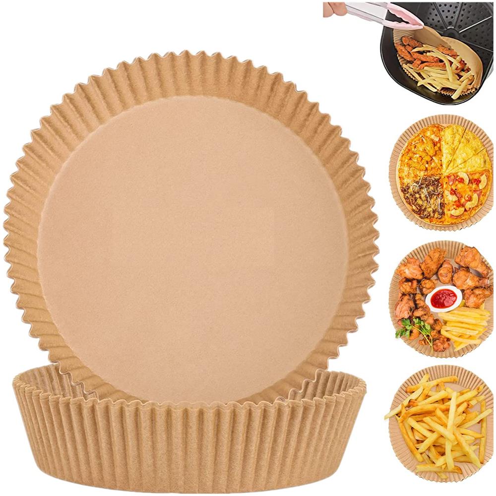 Carta Usa E Getta Air Fryer Per Friggitrici 50 Pz Marrone - Foto 1