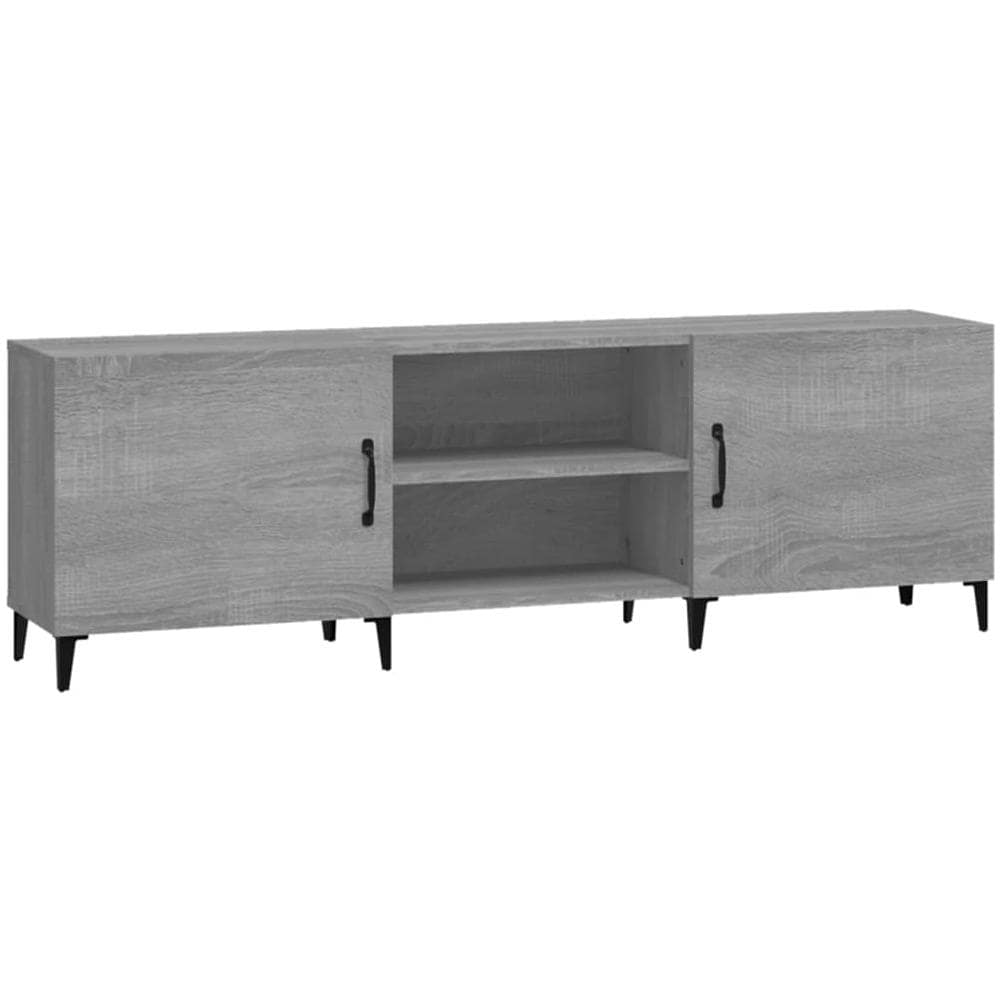 Mobile Porta Tv Grigio Sonoma 150x30x50 Cm In Legno Multistrato - Foto 2