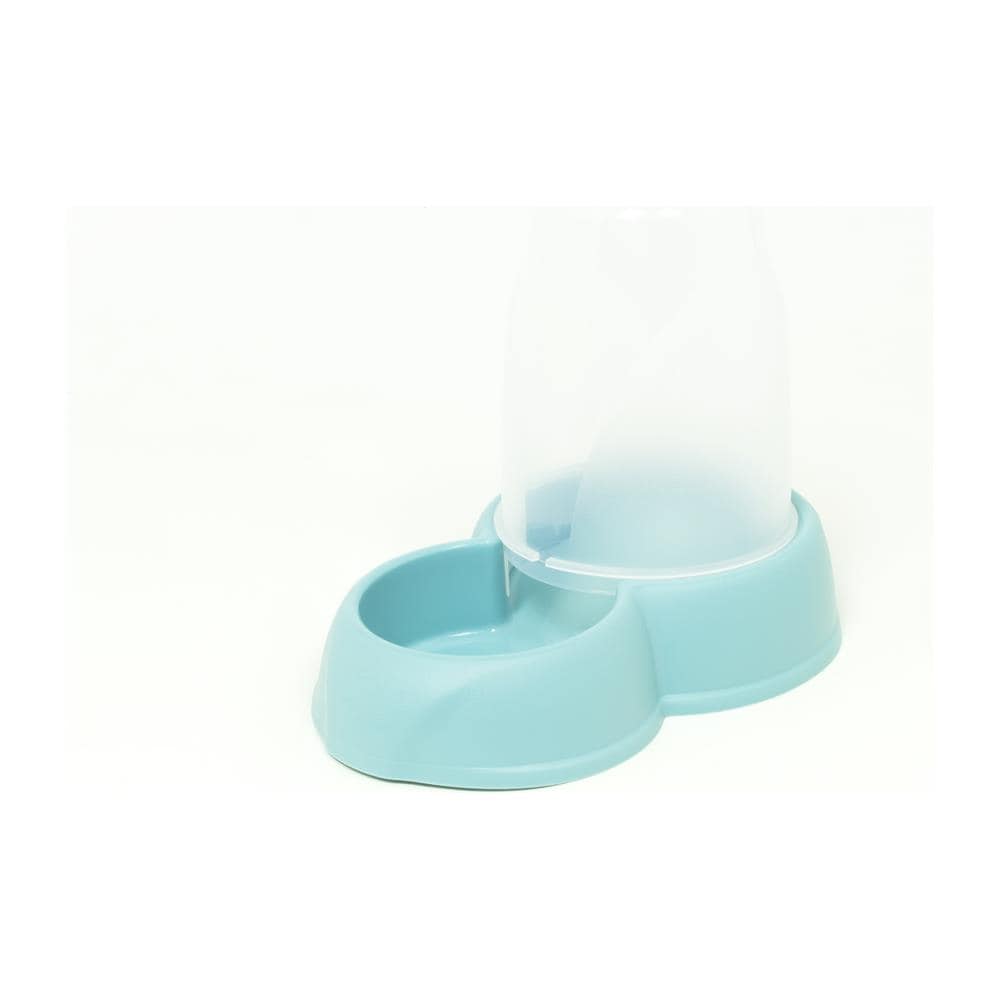 Dispenser Cibo Acqua 1,6L Per Animali Modello 700084 Colore Azzurro   - Foto 1