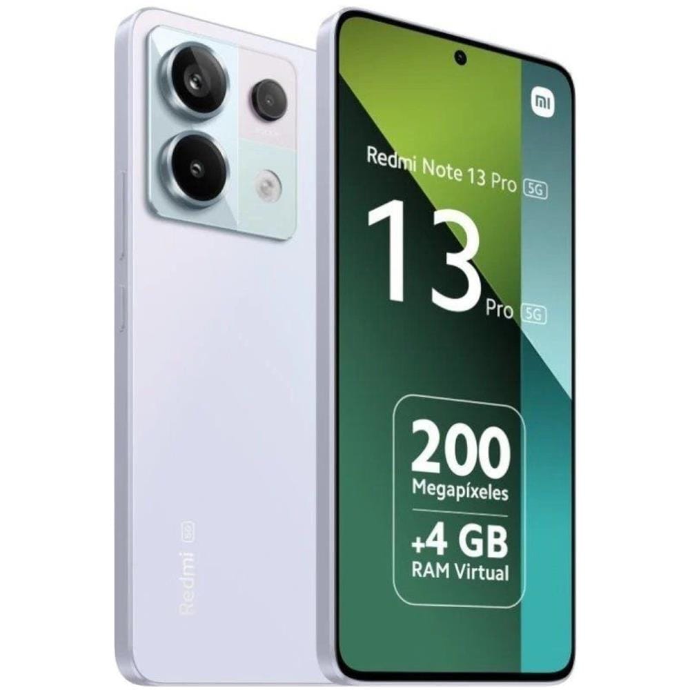 Redmi Note 13 Pro 5G 512GB 12GB RAM Dual Sim Display 6.67" AMOLED Fotocamera 200 Mpx Android 13 Colore Viola - Foto 2