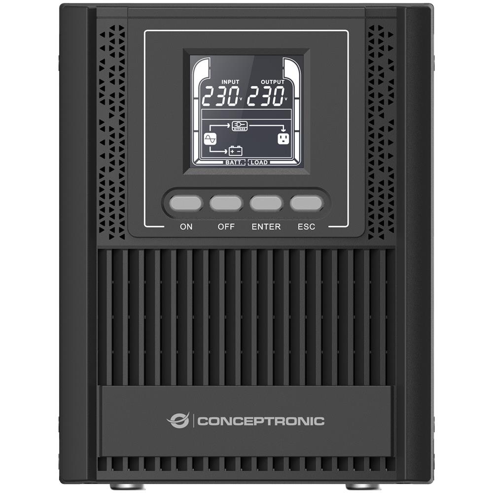 ZEUS52E1K gruppo di continuità (UPS) Doppia conversione (online) 1 kVA 900 W 4 presa (e) AC - Foto 2