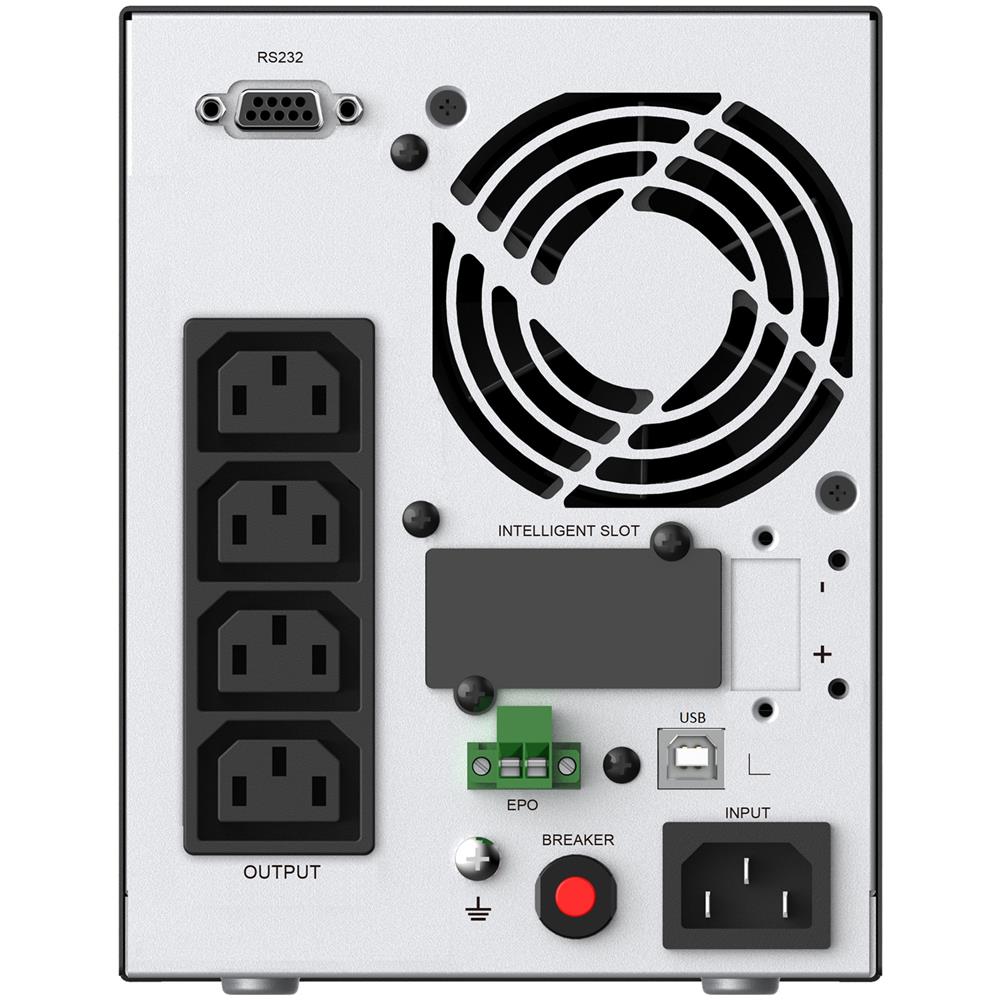 ZEUS52E1K gruppo di continuità (UPS) Doppia conversione (online) 1 kVA 900 W 4 presa (e) AC - Foto 3