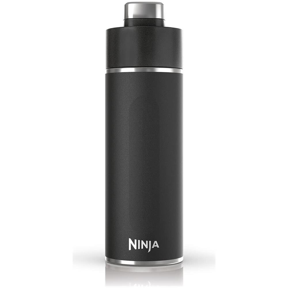 Thirsti Uso quotidiano, Fitness, Trekking, Sport 530 ml Plastica, Acciaio inox Nero - Foto 1