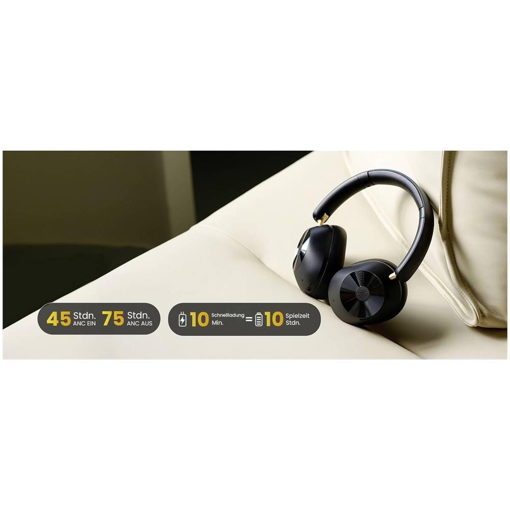 Focus A5 Dual Hi-Res CE Cuffie DJ Wireless con ANC White - Foto 6