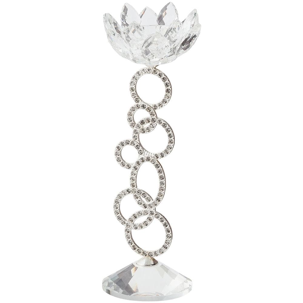 Candelabro Argento 9x9 25 Cm Oviedo - Foto 1