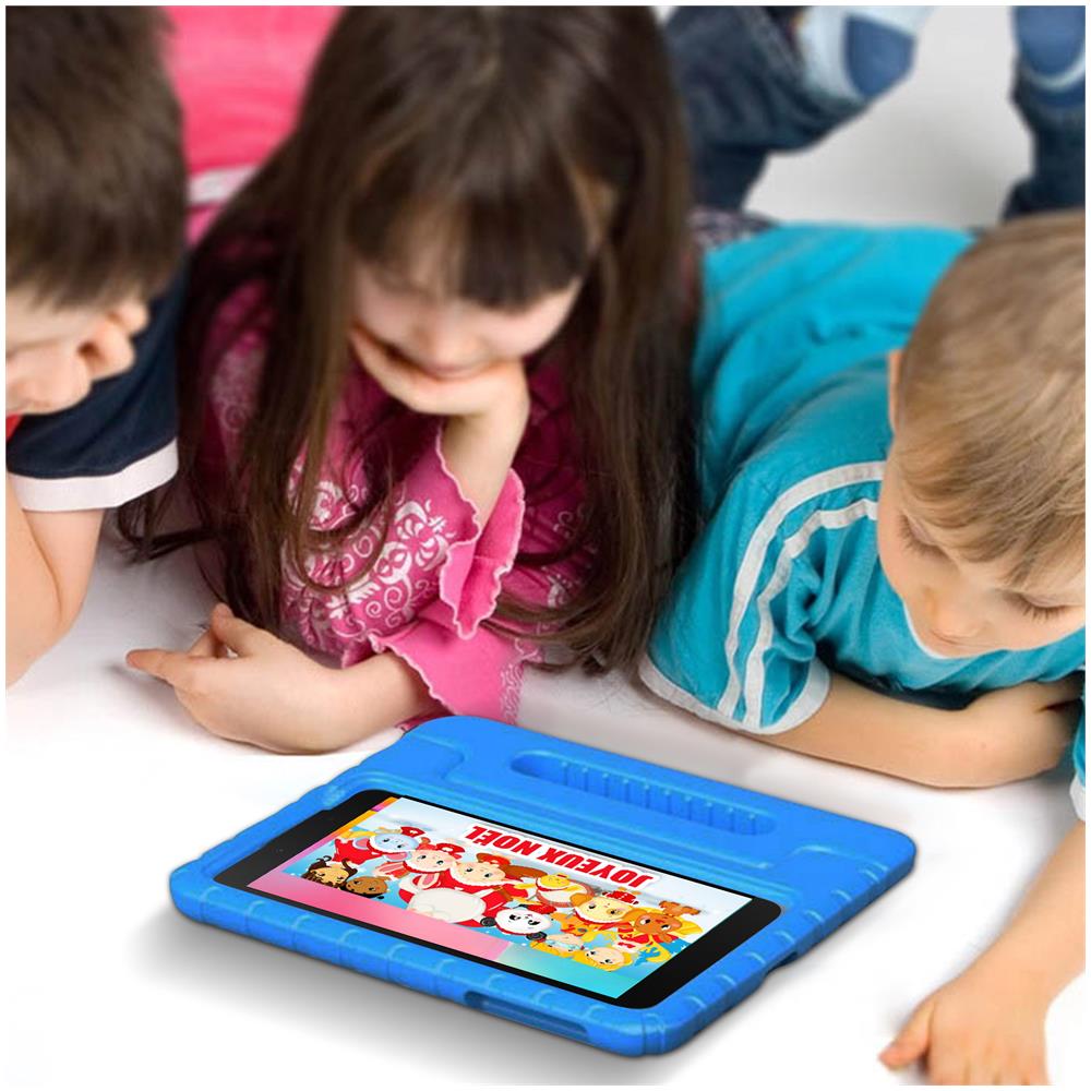 Cover Samsung Galaxy Tab A 8.0 2019 Anti Shock Speciale Bambino Con Manico Blu - Foto 5