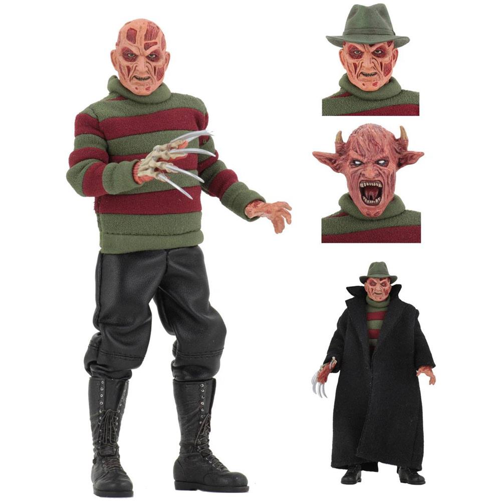 Nuovo Incubo Di Wes Craven On Elm Street Freddy Krueger Vestita 20 Centimetri Action Figure - Foto 2