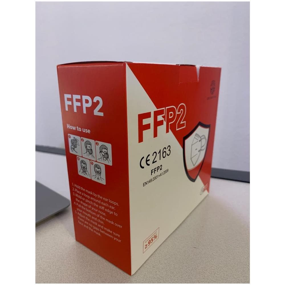 10 Mascherine FFP2 / KN95 Certificate CE, con Ferretto all’esterno - Foto 6