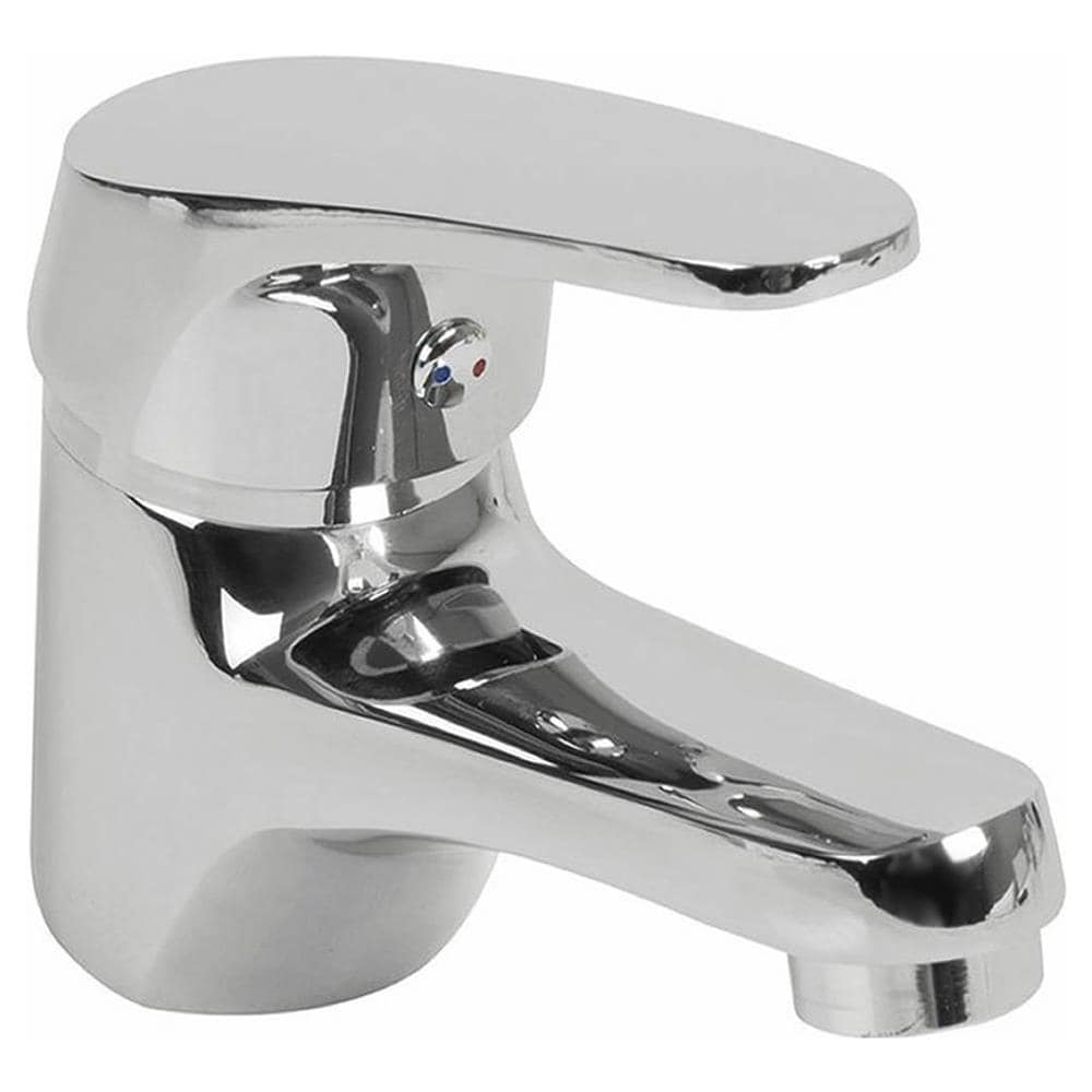 Miscelatore Rubinetto Europa Per Lavabo In Ottone Colore Cromato Con Piletta - Foto 1