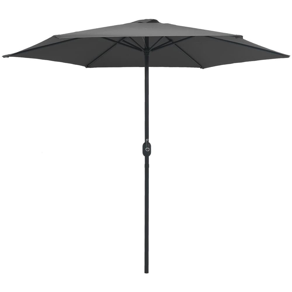 Ombrellone da Esterni con Palo in Alluminio 270x246cm Antracite - Foto 2