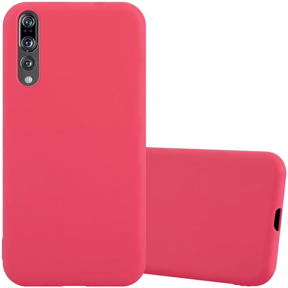 Custodia Compatibile Con Honor P20 Plus / P20 Pro In Candy Rosso - Coperchio Protettivo In Silicone Tpu Flessibile - Foto 1
