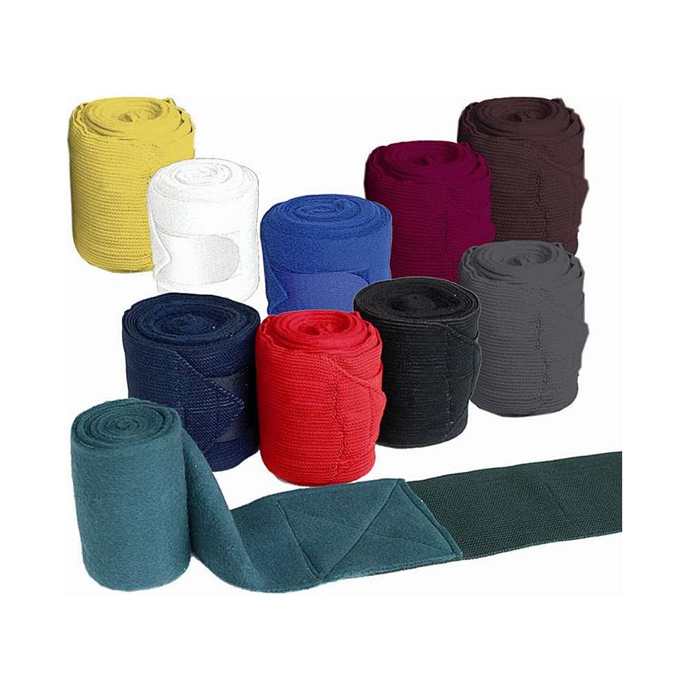 Fasce Daslö Da Lavoro In Tessuto Elastico E Pile Con Chiusura A Strappo 4 Pz Full (3 Mt)  - Foto 1